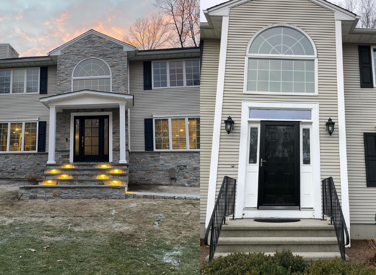 Natural Stone Entryway Design