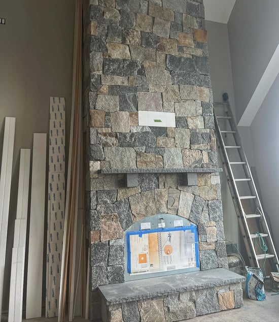 CT Blend Roughly Square & Rectangle fireplace stone