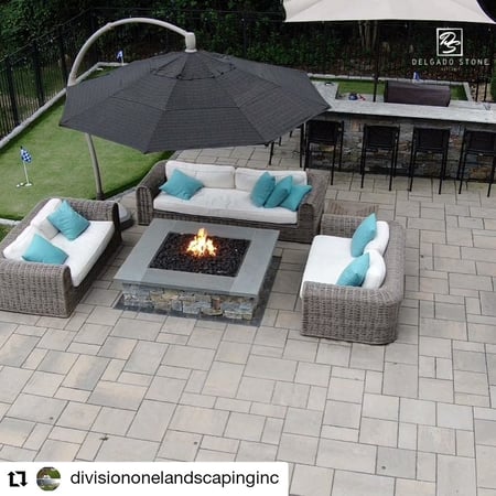 Poolside Firepit