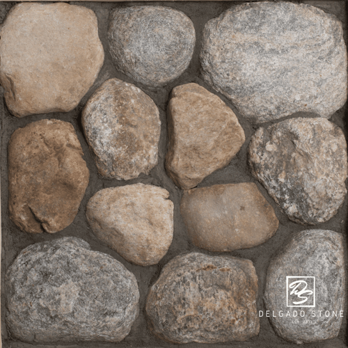 Cedar Creek River Rounds Natural Stone Swatch