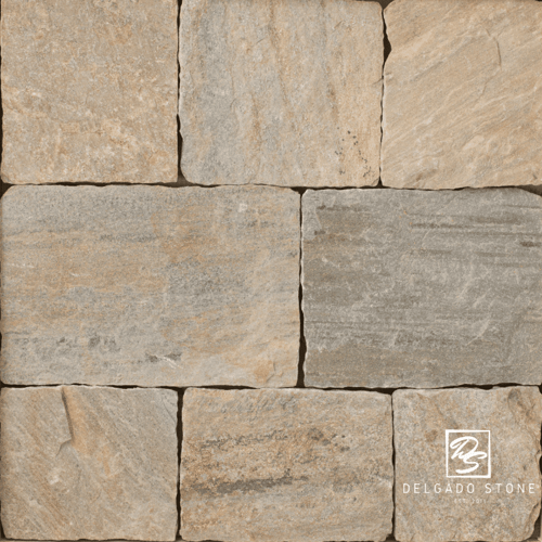 Sterling Tan Square and Rectangle Natural Stone Swatch