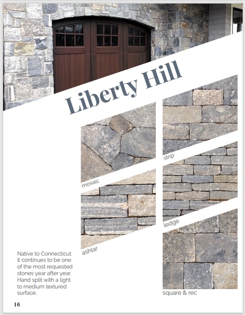 Delgado Stone catalog/Liberty Hill