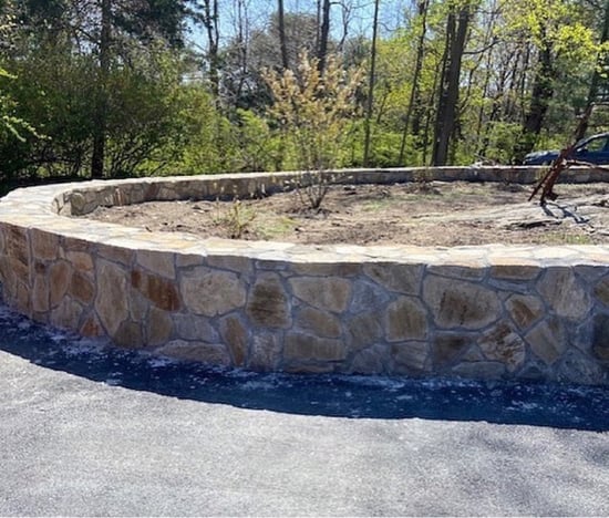 Sterling Tan Mosaic stone walls
