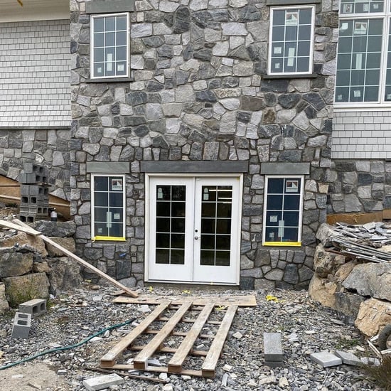 Custom mix of different grey Delgado Stone collections