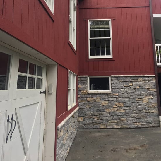 New York Blend Ashlar Thinstone Veneer Foundation