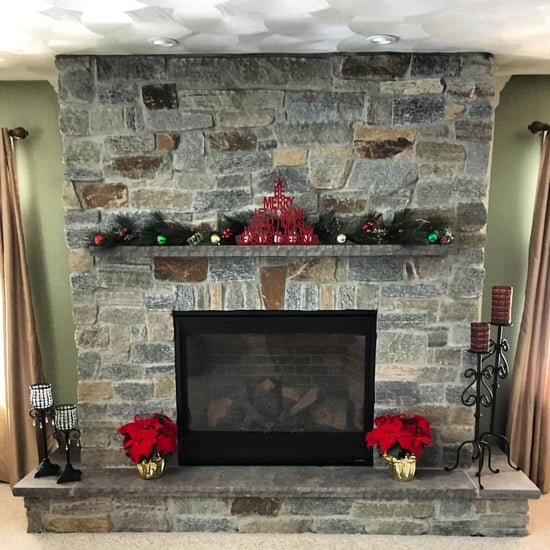 CT Blend Ashlar fireplace stone