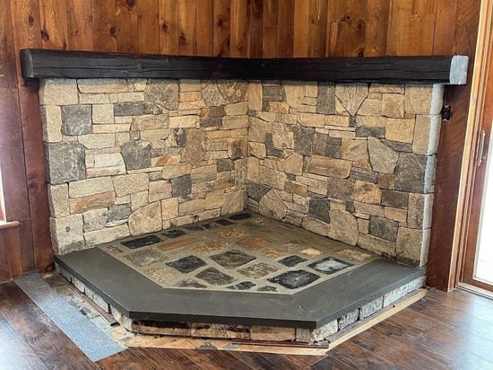 Connecticut Blend custom pattern accent wall