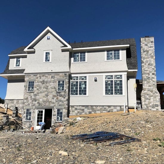 Customized blend of grey Delgado Stone collections