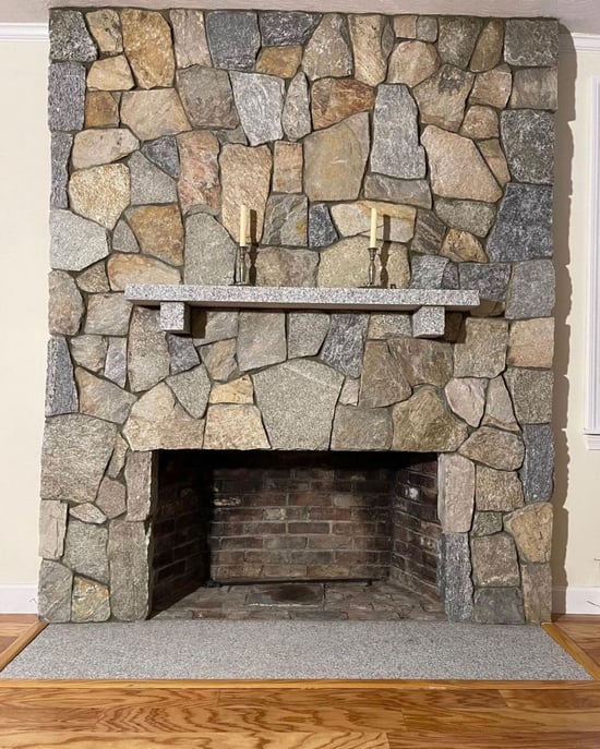 CT Blend Mosaic fireplace