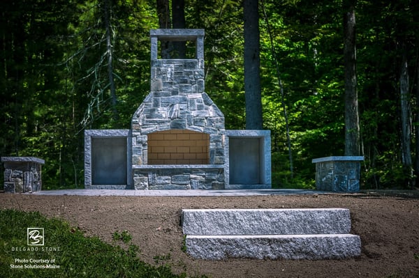 Natural Stone Fireplace