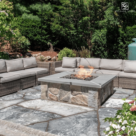 American Mist Natural Sawn Flagstone Patio