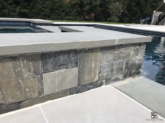 Black Ash Squares & Recs Natural Thinstone Veneer