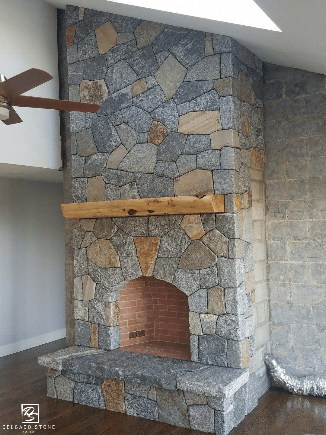 CT Blend Mosaic fireplace