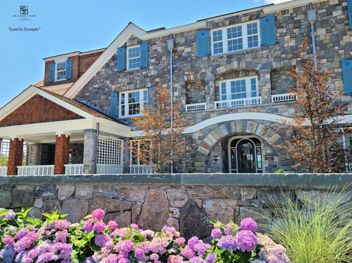 Old New England Wall Fieldstone Home Siding