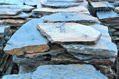 Real flagstone for patios and pools