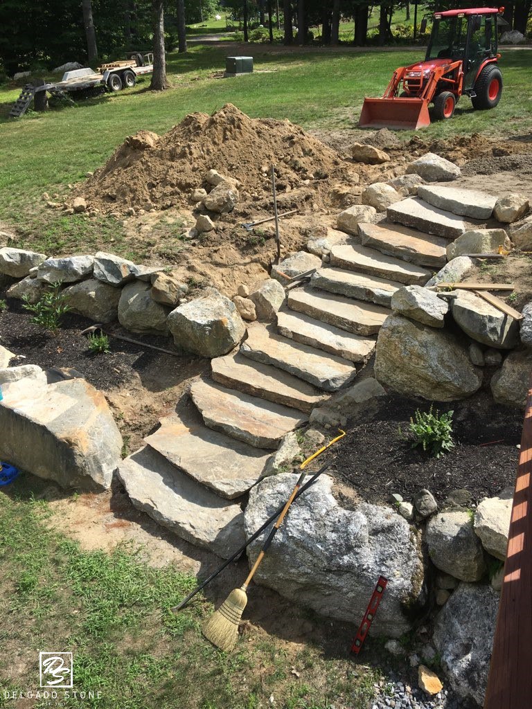 Colonial Tan Quarry Steps 