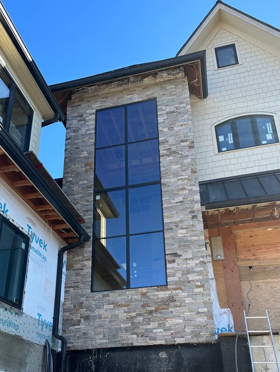 Colonial Tan Ledgestone Exterior Accent by Jason Trafton