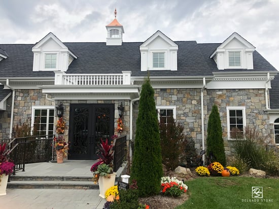 CT Blend Roughly Squares and Rectangles Siding at a Long Island winery.