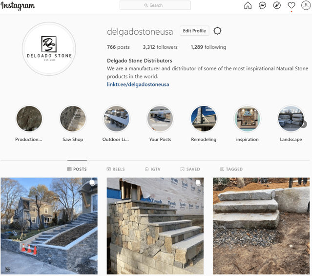 Delgado Stone Instagram