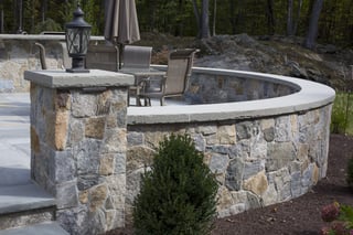 Stone Veneer Patio