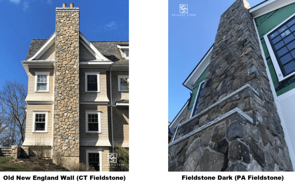 Fieldstone Chimney