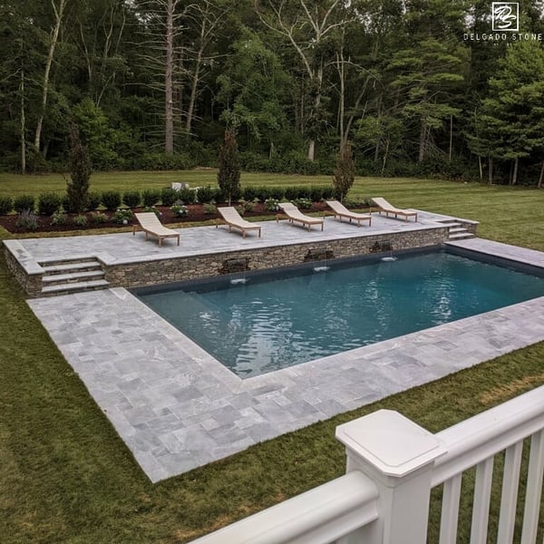 Fieldstone Dark Ledge Pool Project 