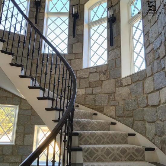 Harbor Mist Roughly Squares & Rectangles Interior Accent Wall