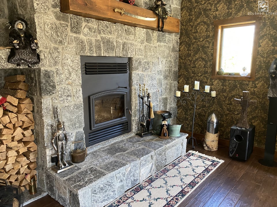 Greenwich Blue Castle Home Fireplace