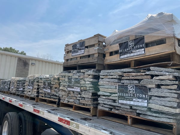 Delgado Stone Thinstone Veneer Pallets