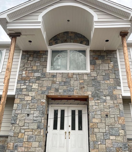Home exterior using CT Blend Square & Rec