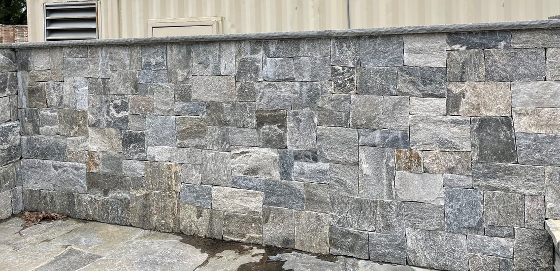 Liberty Hill Granite Stone Veneer Wall