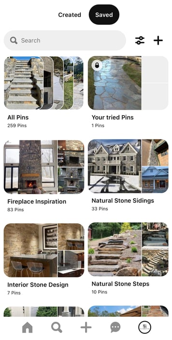 natural stone boards on Pinterest