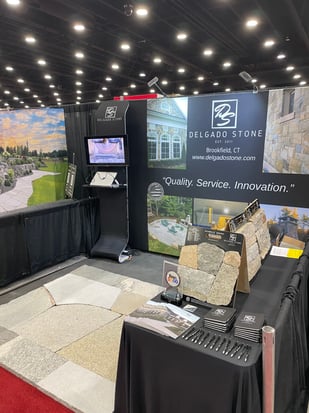 Delgado Stone trade show booth