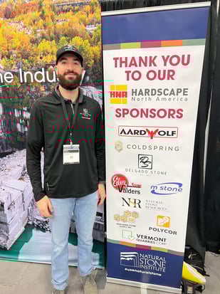 Delgado Stone Marketing Director at Hardscape North America 2023.
