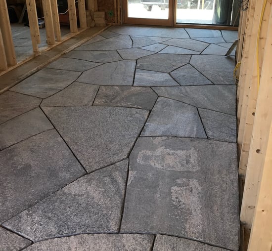 Interior Liberty Hill Flagstone Flooring