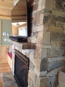 Veneer Stone Fireplace