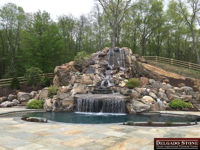 Natural Stone Pool Design