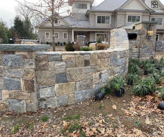 Montauk Blend Roughly Squares & Rectangles Wall