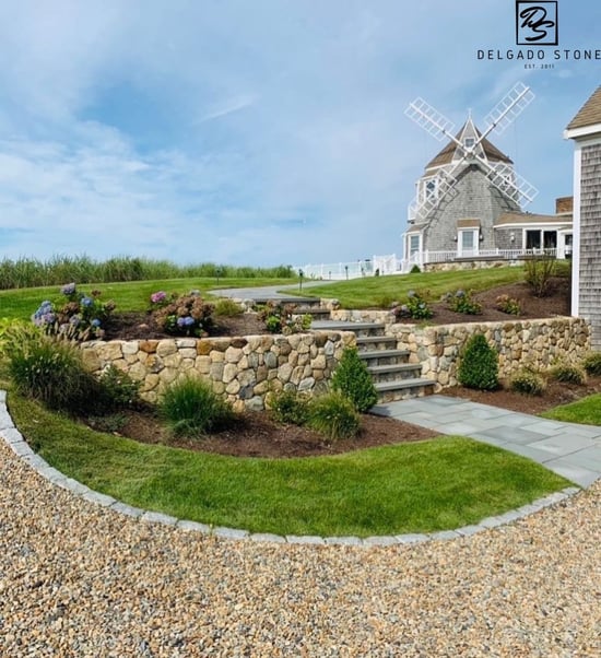 Old New England Rounds Landscape Design/Stone Wall