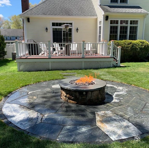 Stone Patio & Firepit