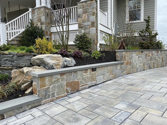 Spruce Mountain Squares & Recs Landscaping Walls and Exterior Design