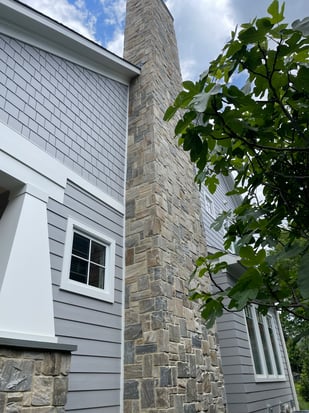 Sterling Tan Roughly Squares & Rectangles Chimney