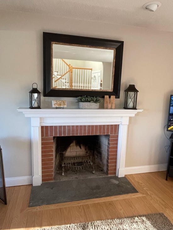 Before Photo of Cedar Creek Fireplace Upgrade